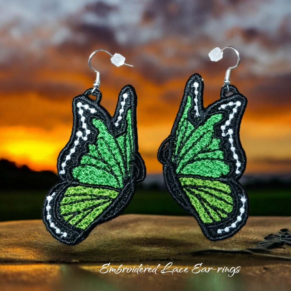 Butterfly Lace Ear-rings